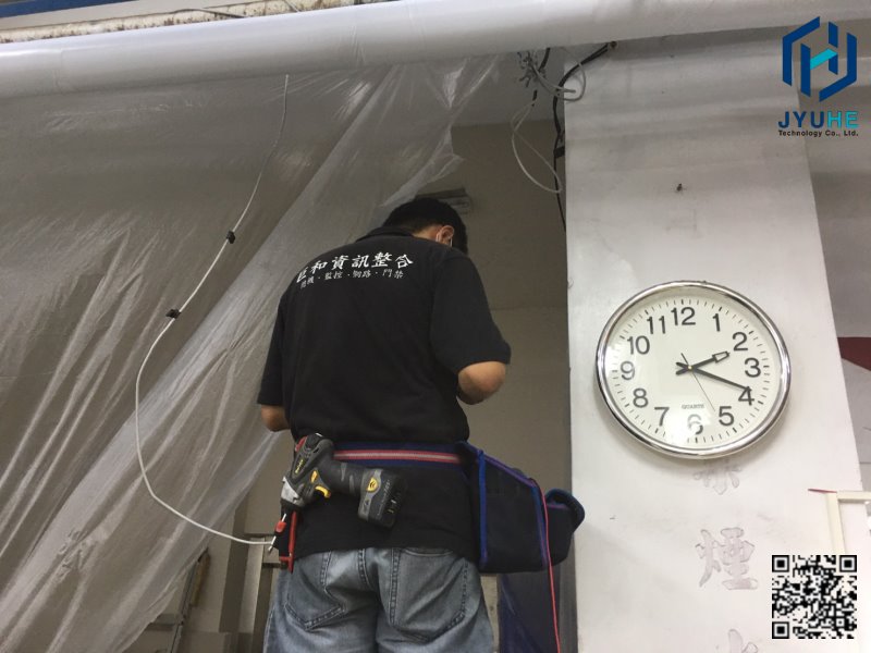 潭子加工區 億威電子系統股份有限公司 工廠監視器 新增 安裝 規劃 建置 巨和科技
