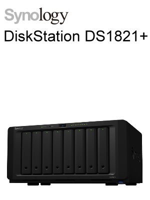 Synology群暉 DS1821+ 8bay網路儲存伺服器