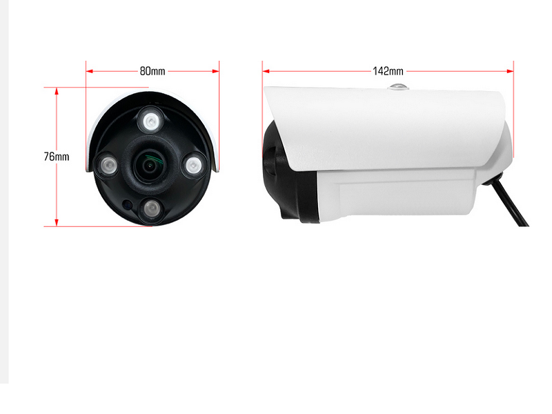 UOI-S40 1080P 200萬全景魚眼超廣角紅外線監視器攝影機