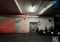 車道警示燈系統感應測試。