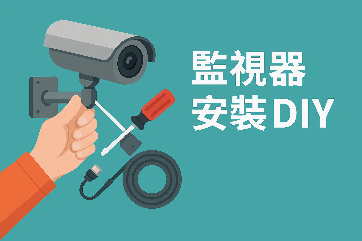 原來監視器DIY這麼簡單 你自己就可以自行安裝監視器