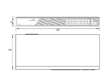 昇稅 HS-PSW244-B 24 埠標準型 PoE 交換器