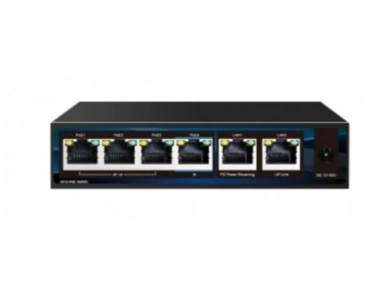昇稅 HS-PSW402-B 4 埠標準型 PoE 交換器