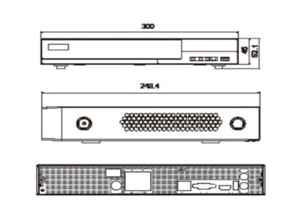 昇稅 PoE 供電網路型主機 PL4311 (4CH NVR/4K 輸出/雙向語音)